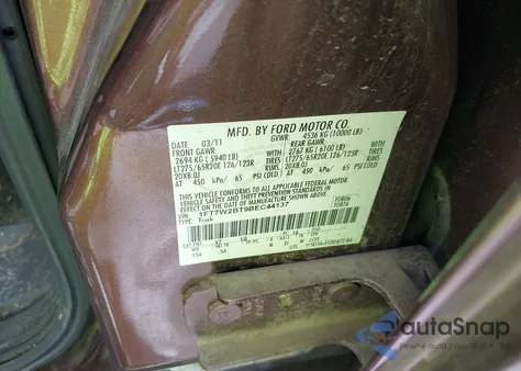 2011 Ford F250 Lariat z USA, uszkodzony, nr VIN 1FT7W2BT9BEC44137